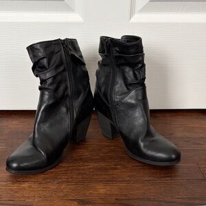 Aldo Black Heeled Boots